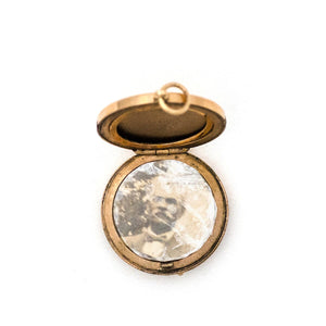 Fleur-de-Lis Pinstripe Locket