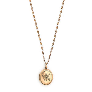 Love Letter Dove Locket