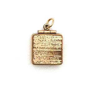 Letter "D" Square Locket