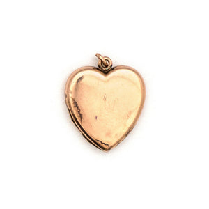 Floral Crossbar Heart Locket