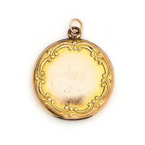North Star Scroll Locket