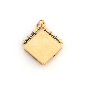 10K Art Nouveau Elk Locket