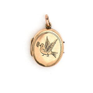 Love Letter Dove Locket