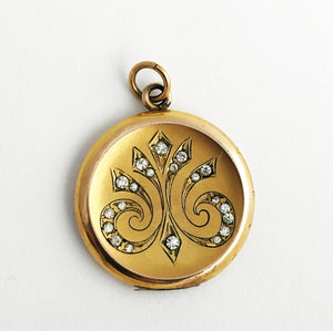 Botanical Antique Locket
