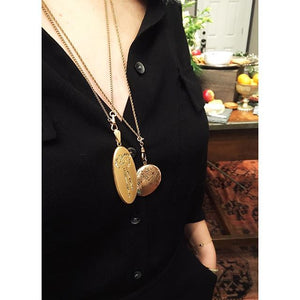 Floral Cluster Antique Locket