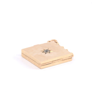 Diamond Star Solid Gold Locket