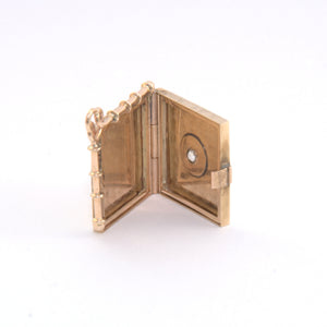 Diamond Star Solid Gold Locket