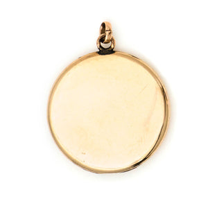 Crescent Horn & Flowers Locket