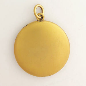 Matte Golden Locket