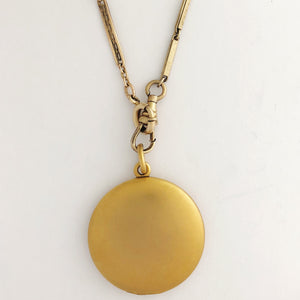 Matte Golden Locket