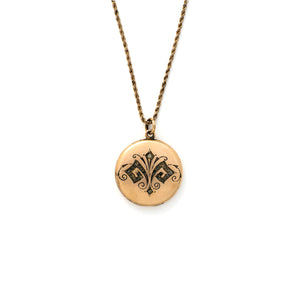 Geometric Deco Locket