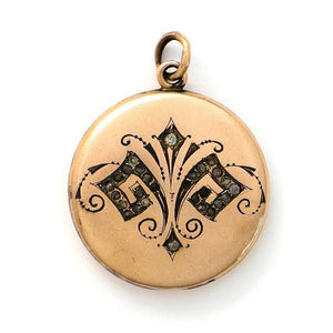 Geometric Deco Locket
