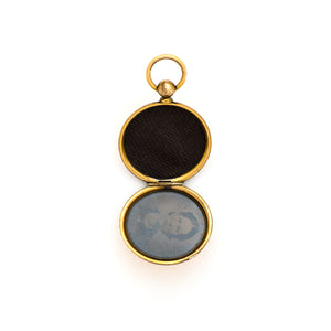Tintype Pocket Watch Locket