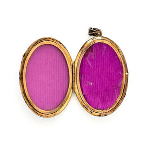 North Star Enamel Locket