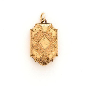 Turquoise Enamel Locket