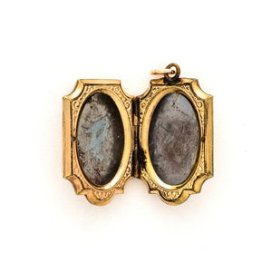 Turquoise Enamel Locket