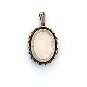 Classic Silver Oval Locket