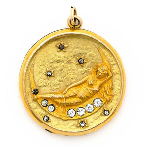 Lady of the Moon Locket