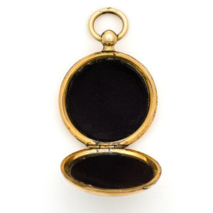 Midnight Lily Locket