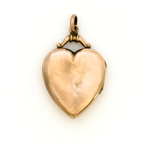 15K Gold & Diamond English Victorian Heart Locket
