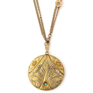 Belle Epoque Pearl and Opal Floral Locket