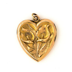 Cala Lily Heart Locket