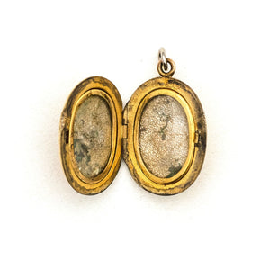 Red Star Oval Locket