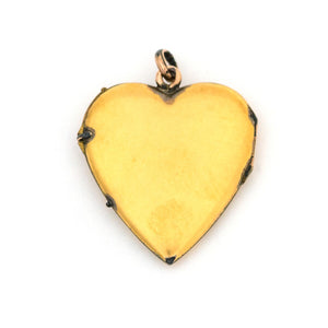 Something Blue Deco Heart Locket