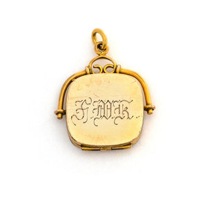 Red & White Feather Locket