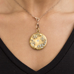 Art Nouveau Floral Locket