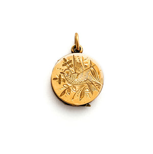 Victorian Swallow Antique Locket