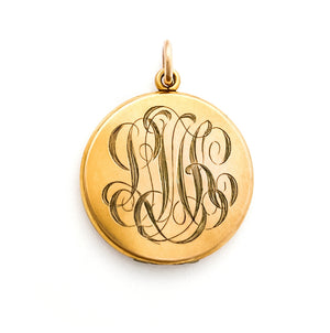 Peacock's Plume Antique Locket
