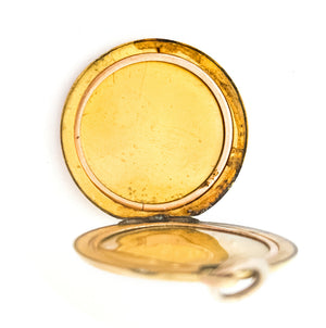 Peacock's Plume Antique Locket