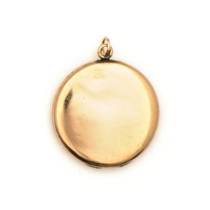 Pearl Crescent Moon & Starburst Locket