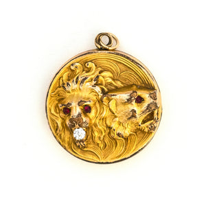 Lion & Lioness Locket