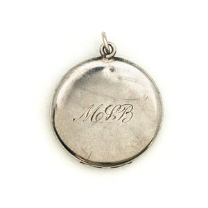 Silver Lady of the Water Lilies Locket