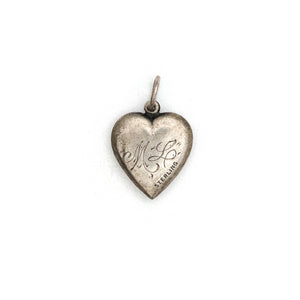 Sterling Silver Filigree Heart Charm