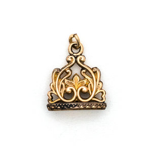 Antique Climbing Vines Fob Charm