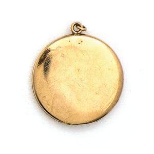 Red Crescent Moon & Star Locket