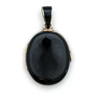 Oak & Acorn Enamel Locket