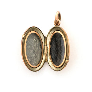 Lily of the Valley Enamel Locket