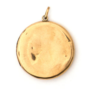 10k Gold & Diamond Starry Night Locket