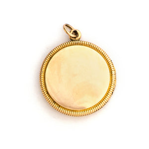 12k Gold & Diamond Starburst Locket