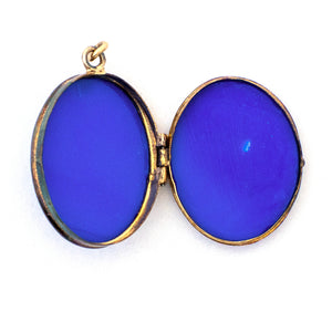 Cerulean Agate Locket