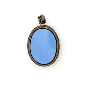 Periwinkle Agate Locket
