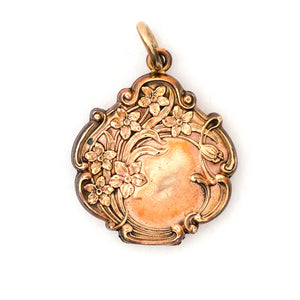 Daffodil Swirl Locket