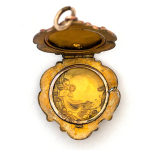 Daffodil Swirl Locket