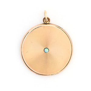 Opal Disc Locket