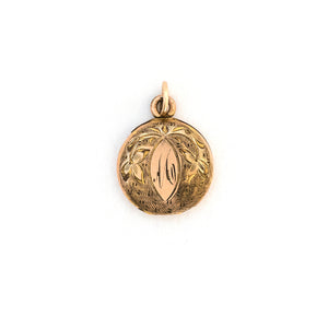 Petite Trillium Flower Locket