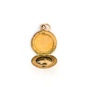 Petite Trillium Flower Locket